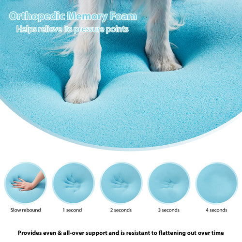 AllSeason OrthoNest Memory Foam Pet Bed – Removable Cover