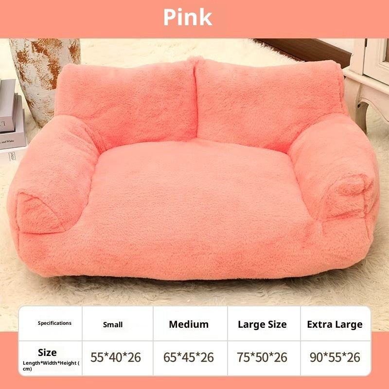 Bunny Cloud Plush Sofa Pet Bed
