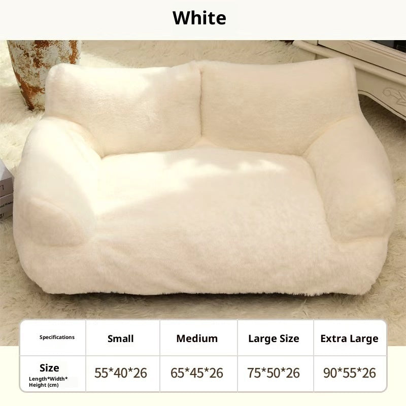 Bunny Cloud Plush Sofa Pet Bed