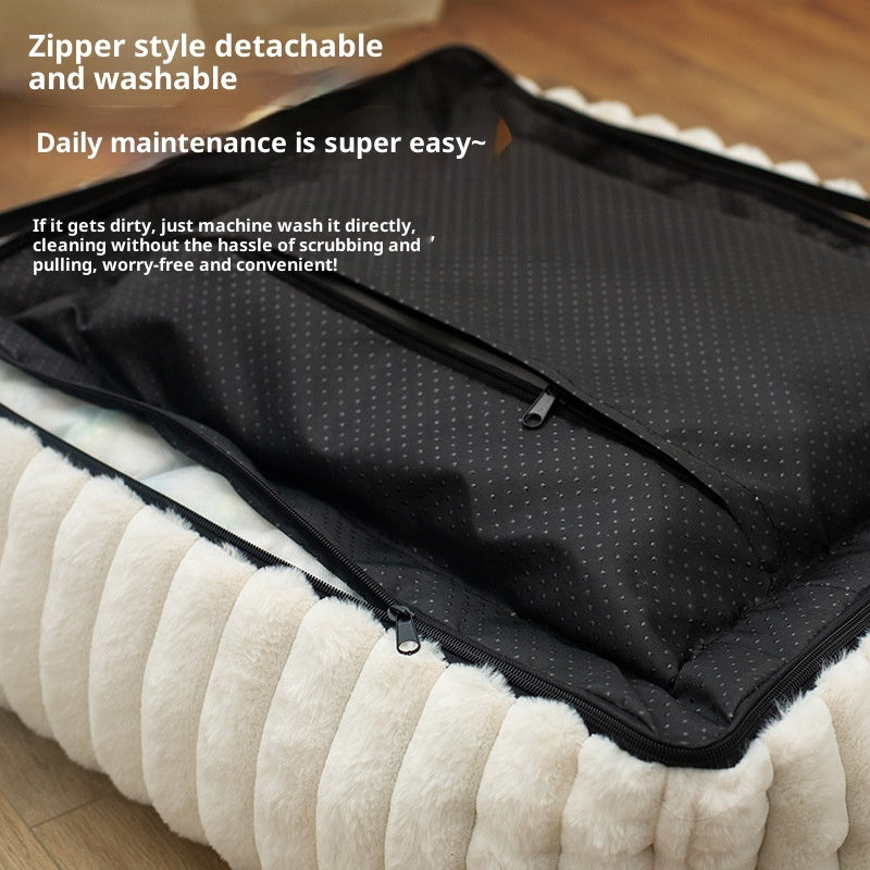 Large Kennel Square Pet Bed