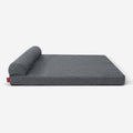 LuxeLinen OrthoSofa Waterproof Memory Foam Dog Bed