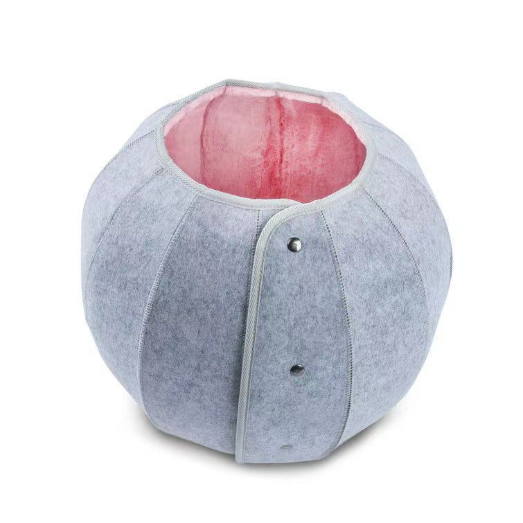 Cuddle Pod Foldable Pet Nest – Breathable & Cozy Hideaway