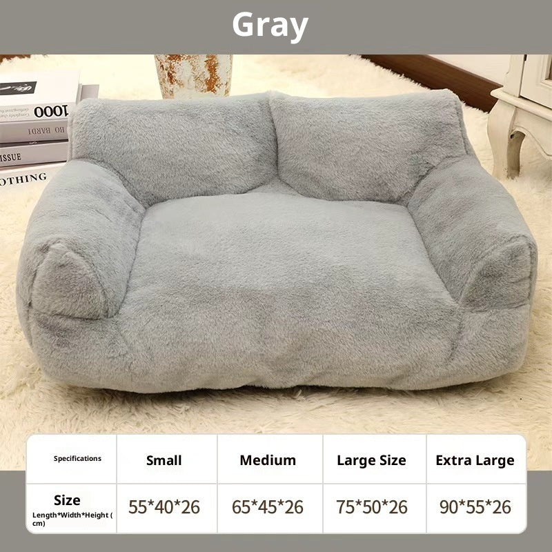 Bunny Cloud Plush Sofa Pet Bed