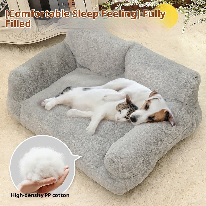 Bunny Cloud Plush Sofa Pet Bed