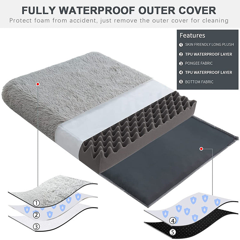 Wave Rest Memory Foam Pet Mattress – Deep Sleep Support