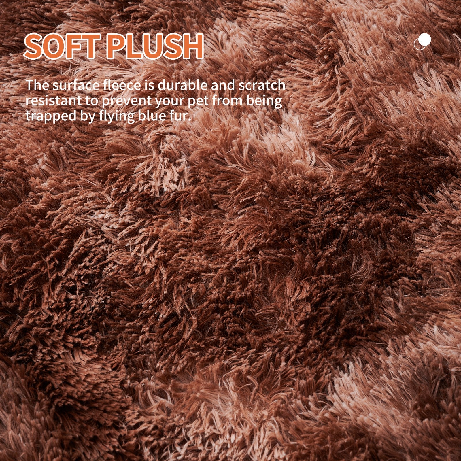 Calm Guard Plush Sofa Protector – Fluffy Bolster Pet Mat