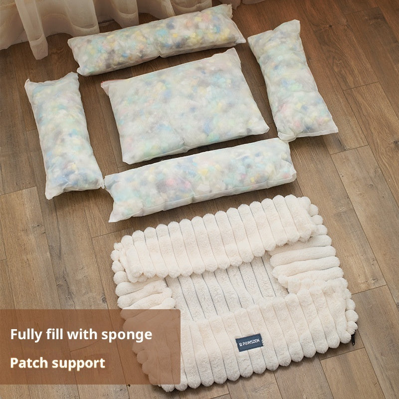 Large Kennel Square Pet Bed